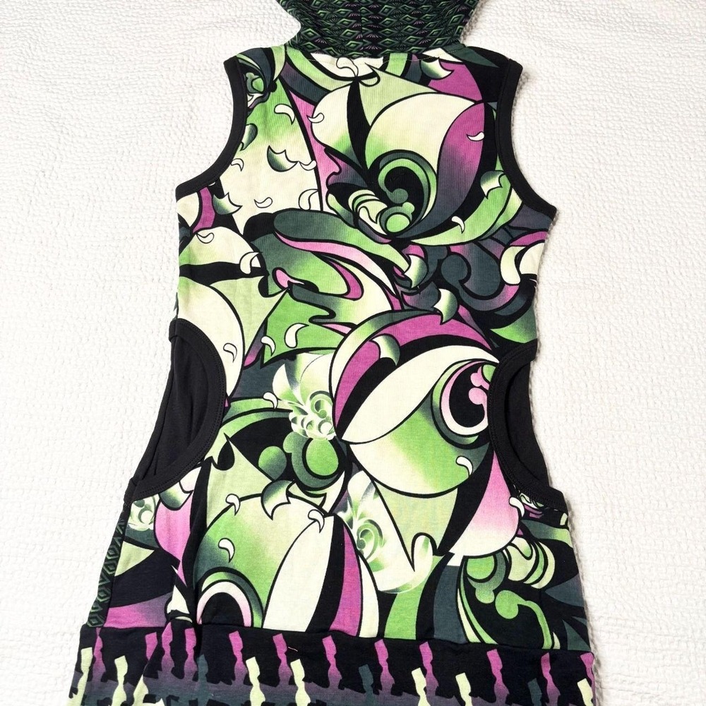 deadstock Hayes rare graphic euro mini dress - Picture 5 of 8